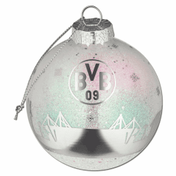 Borussia Dortmund Unisex – Erwachsene BVB Skyline Christbaumkugel, Silber, One Size Angebot bei HelloDeals