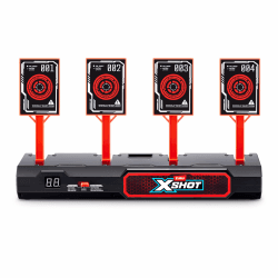 XSHOT 4 Elektronische Zielscheiben von ZURU, Tragbar und interaktiv mit Live-Feedback, automatischem Zurücksetzen & Geräusche für Jungen, Kinder und Erwachsene ab 8 Jahren Angebot bei HelloDeals