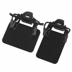 DONGKER Shooting Glasses Patch, 2 Stück Internationaler Standard Schießbrillen Aufnäher, Okkluder-Clip Für Brille, Shooting, Blinders, Zielhilfe schwarz, Vertikal+Horizontal Angebot bei HelloDeals
