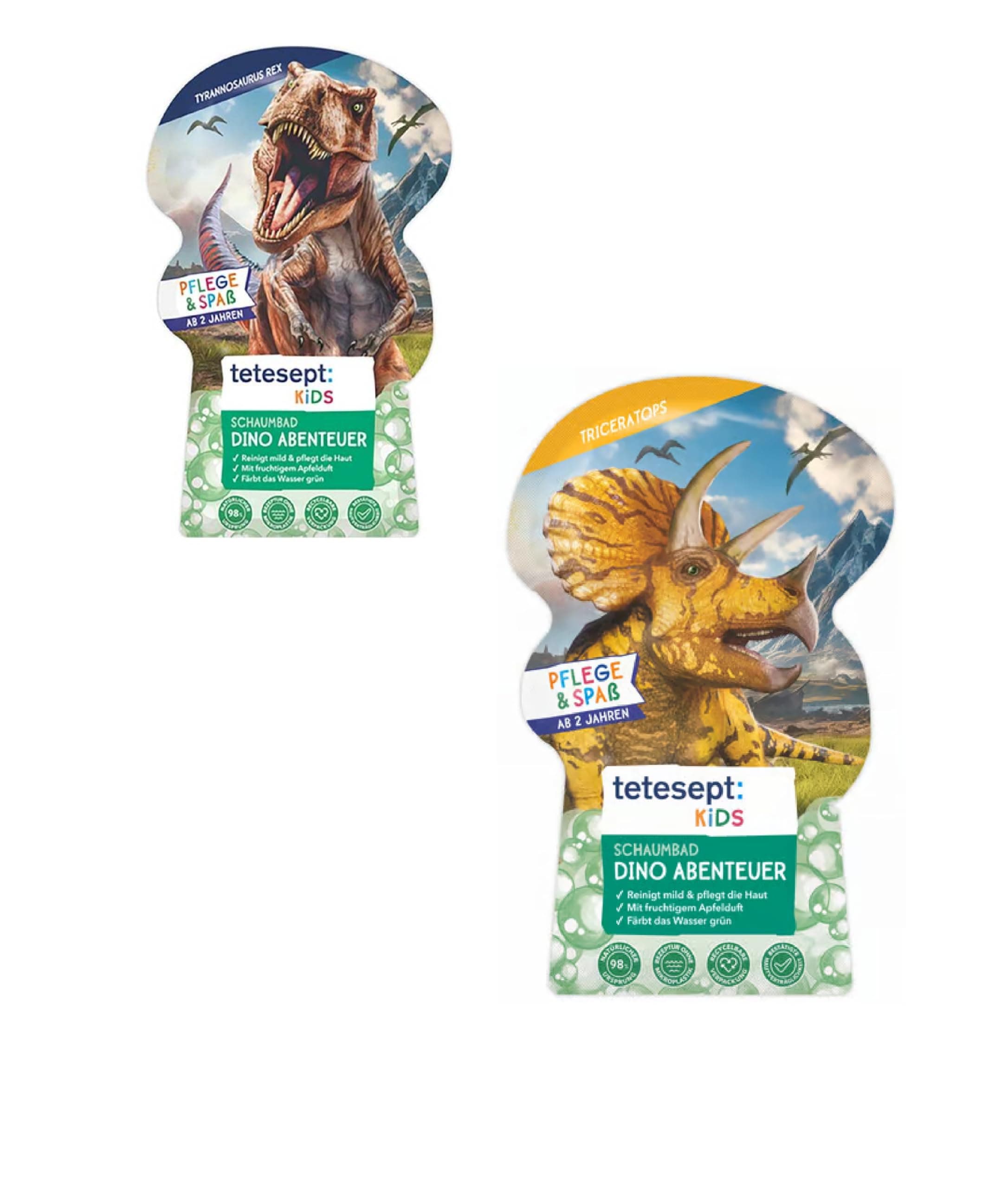 tetesept Kinder Badespaß Schaumbad T-Rex World, 40 ml Badezusatz Grün 40 ml (1er Pack) Angebot bei HelloDeals