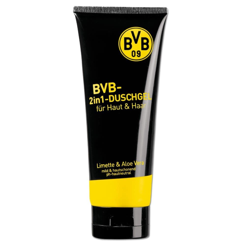 Borussia Dortmund BVB 09 2-in-1 Duschgel, 200 ml, Schwarz schwarz 200 ml (1er Pack) Angebot bei HelloDeals