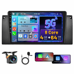 8 Core 4G+64G Hikity Android 15 Autoradio für BMW X5 E53 1999-2005 mit Carplay Android Auto Navi,Autoradio mit 9 Zoll Bildschirm,Bluetooth FM/RDS Mirror Link DSP Angebot bei HelloDeals
