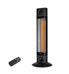 VEITO - Infrarotheizung - Heizstrahler energiesparend - Sofortwärme überall - Standgerät - elektrisch - Terassenstrahler mit Fernbedienung - Elektroheizung -1800W - 2J Garantie Angebot bei HelloDeals