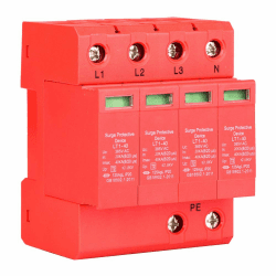 Überspannungsschutzgerät, Hausableitergerät, Niederspannungsableitergerät, 4P 40/80KA 385V Hausüberspannungsschutz Niederspannungsableitergerät20A (4P40KA) Angebot bei HelloDeals