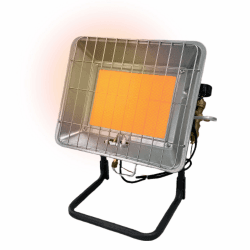 Gasheizstrahler 4,5 kW mit Piezo Zünder, heizstrahler terrasse, heizstrahler outdoor, inkl. Druckregler, Schlauch, Halterung für gasflasche, terrassenstrahler gas, sparsam, heizung außen Irg-45s Angebot bei HelloDeals