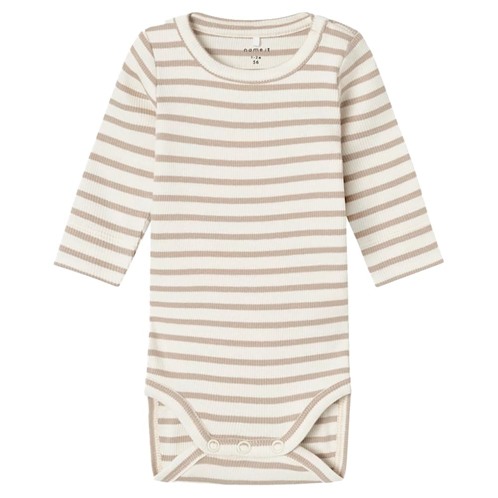 NAME IT Unisex Baby Nbnbani Ls Body Noos Langarmbody 92 Pure Cashmere Angebot bei HelloDeals