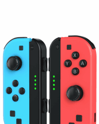 GGiking Wireless Controller Kompatibel für Switch/OLED/Lite, Ersatz für Switch Kabellose Controller mit Turbo, Dual Vibration, 6-Axis Gyro, Motion Control, Wake-up Funktion 01 Rot Blau Angebot bei HelloDeals