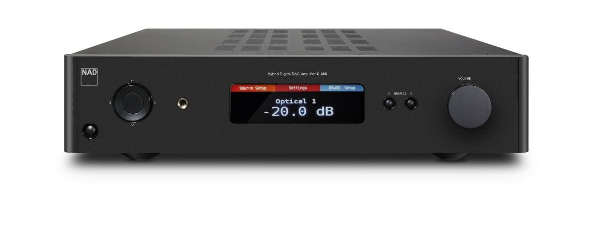 NAD C 368 mit schwarzem Kabel, Audioverstärker – Audioverstärker (0,009%, 110 DB, 80 W, 80 W, 260 W, 240 W) Angebot bei HelloDeals