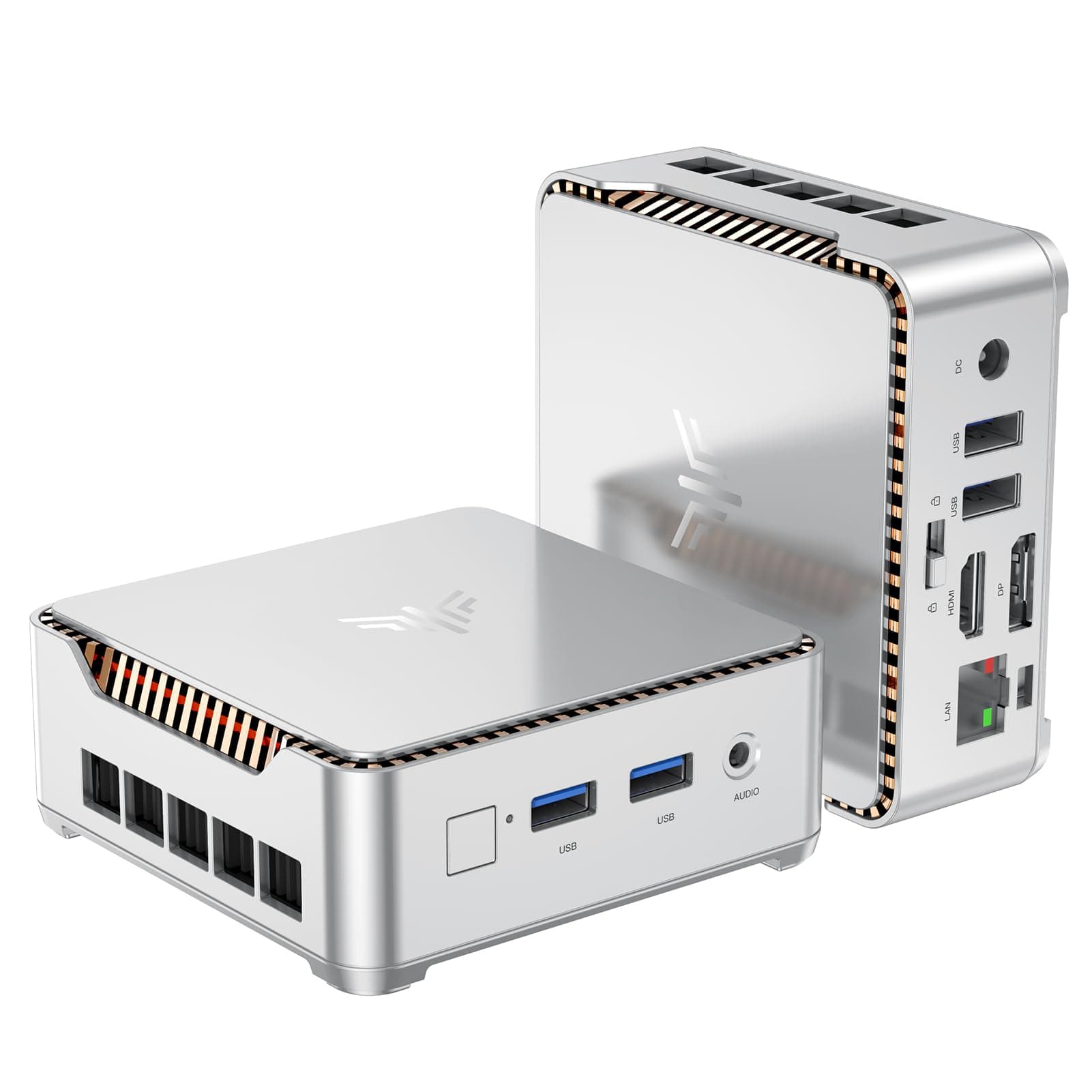 NiPoGi Essenx E2 Mini PC, Intel Alder Lake-N97(bis zu 3,6 GHz), 16 GB DDR4 512 GB M.2 SSD Mini Desktop Computer, 4K Dual Display, HDMI 2.0, DP, Dual-WiFi, VESA-Halterung für Schule, Büro. CPU-N97/ 16GB RAM+512GB ROM Angebot bei HelloDeals