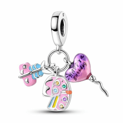 925 Sterling Silber Charms Beads für Pandora Armbänder Halskette Charms Anhänger Kompatibel mit europäischen Armbänder und Halsketten für Frauen Mädchen KJC910