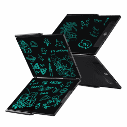 Czemo LCD schreibtafel Erwachsene 14.3 Zoll,Wiederverwendbar LCD-schreibtafeln Erwachsene, Digitales Zeichenbrett mit 0.5mm Monochromlinien, Schreib-Zeichenblock für Notizen, Memo, to-Do-Listen