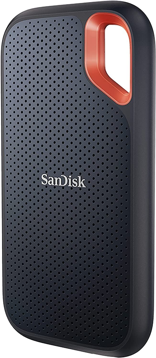 SanDisk Extreme Portable SSD 1 TB (tragbare NVMe SSD, USB-C, bis zu 1.050 MB/s Lesen/1.000 MB/s Schreiben, fallsicher aus bis zu 3 m, wasser- und staubbeständig) Schwarz 1 TB Schwarz Angebot bei HelloDeals