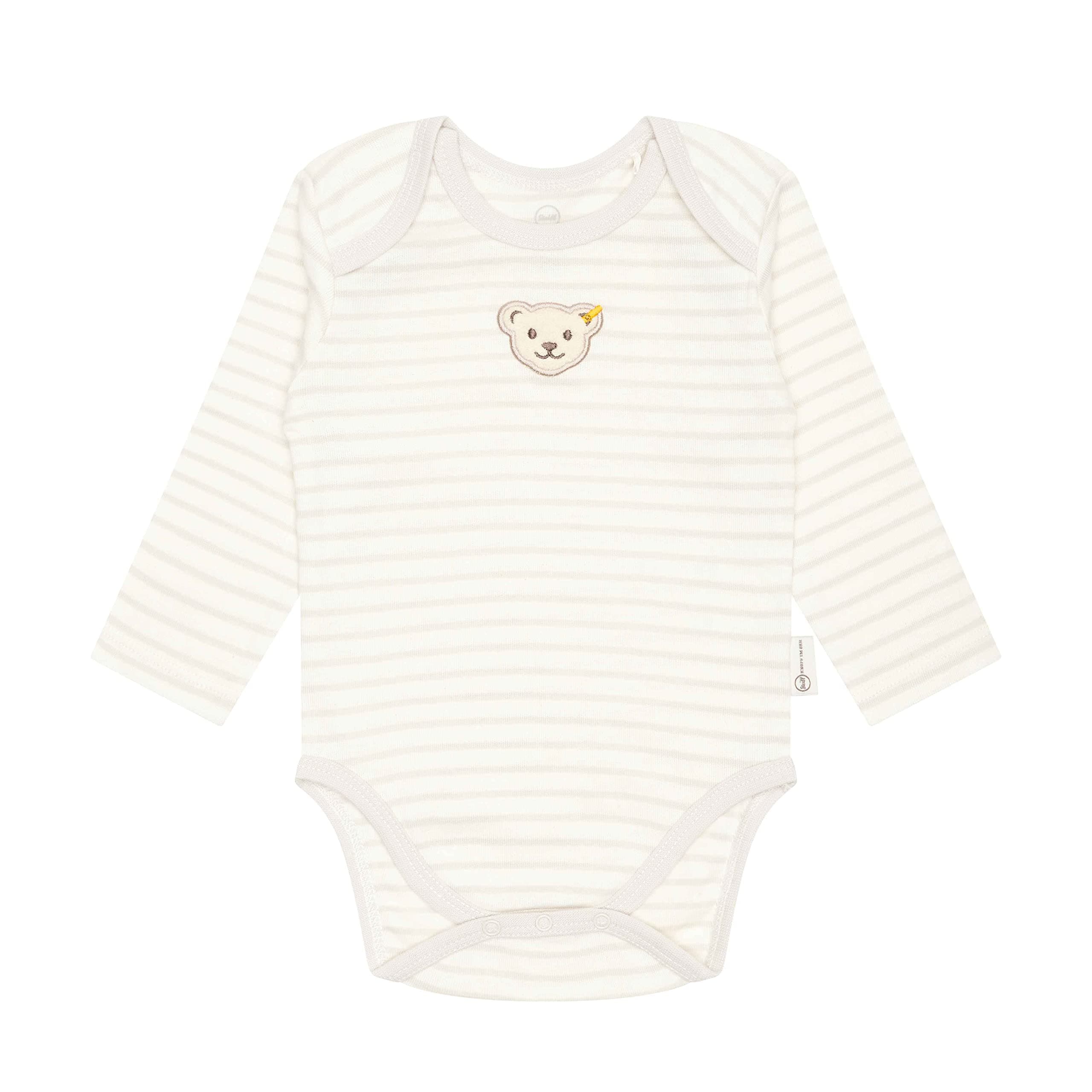 Steiff Unisex Baby Body Amerikanischer Kragen Langarm Unterwäsche 62 Wind Chime