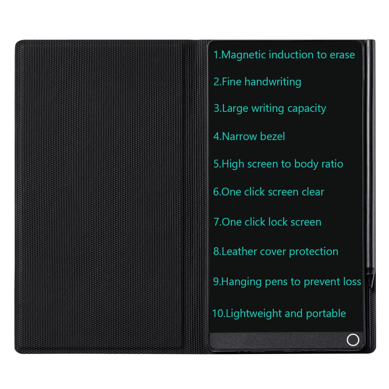 Czemo LCD schreibtafel Erwachsene 6.5 Zoll mit Schutzhülle, Wiederverwendbar LCD-schreibtafeln, Digitales Schreibtablett Zaubertafel für Büro, Klassenzimmer, Memo, Notizen, Einfarbig Angebot bei HelloDeals