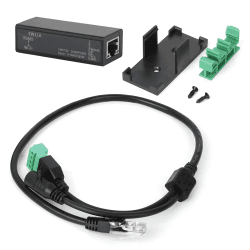 zu WiFi Serial Server mit eingebauter Antenne, drahtloses Kommunikationsmodul RJ45 Schnittstelle Serieller Geräteserver, Ethernet Serial Server für Fachleute und Unternehm