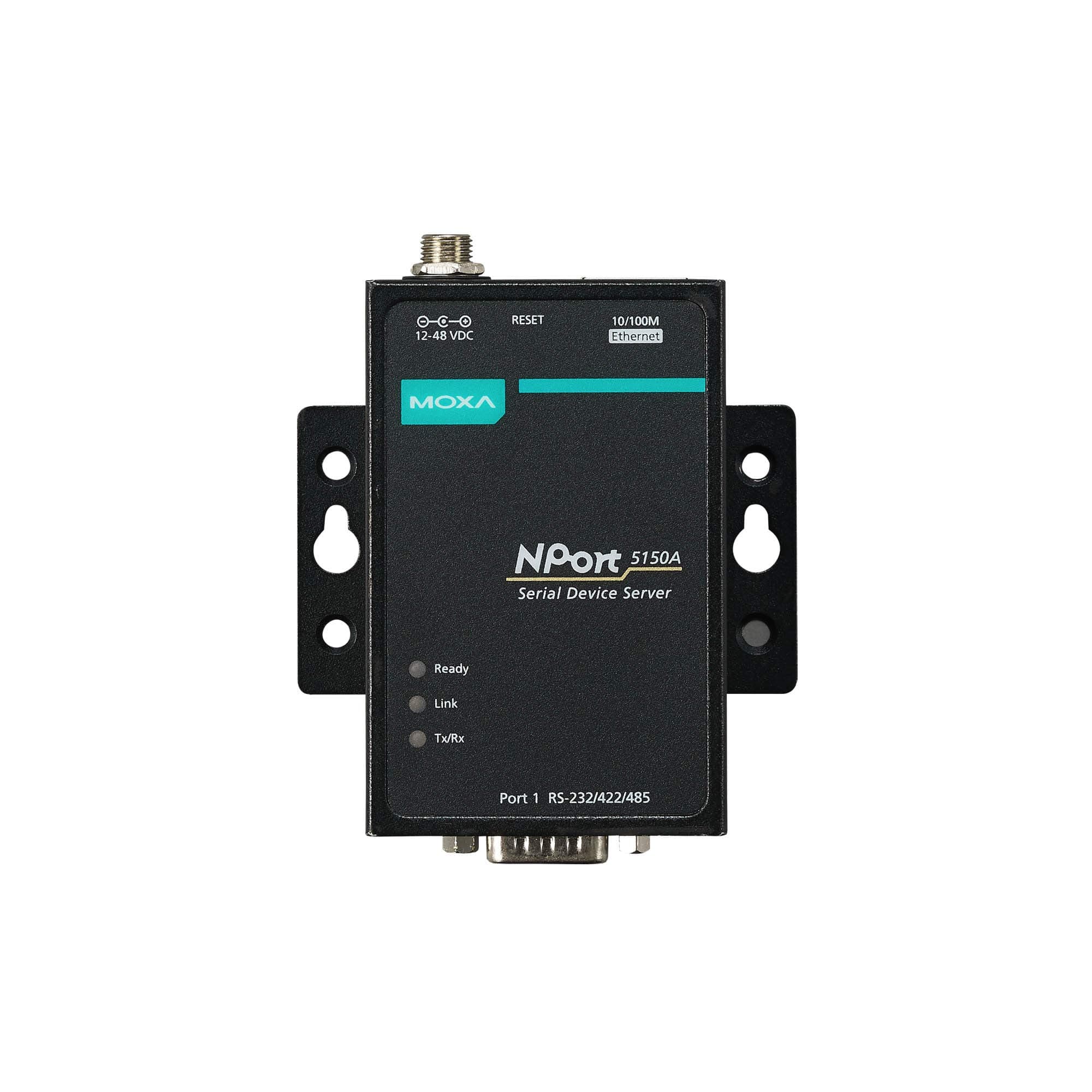MOXA NPort 5150A, 1 Port Device Server, 10/100M Ethernet, RS-232/422/485, DB9 Male Angebot bei HelloDeals