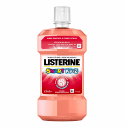 LISTERINE Smart Kidz Mild Berry 500 ml, antibakterielle Kinder Mundspülung ohne Alkohol und ohne Zucker, Mundwasser schützt vor Karies, geeignet für Kinder ab 6 Jahren Smart Kidz (500 ml) 500 ml (1er Pack)