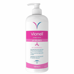 Vionell Intimwaschlotion Frauen pH Balance, Für Die Tägliche Intimhygiene, Externe Intimpflege, Mit LactoPrebiotic, Stärkt Die Natürlichen Abwehrkräfte, 500 ml