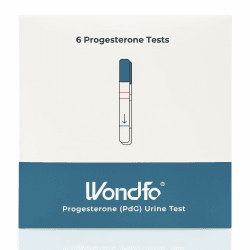 Wondfo Progesteron Test 6 PdG Teststreifen Progesteron Metaboliten Test zur Bestätigung des Eisprungs Einfacher Test zu Hause Angebot bei HelloDeals