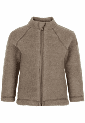 Mikk-line Walkjacke | OEKO-TEX Standard 100 | Babyjacke mit Reißverschluss für baby und kinder | 95% Wolle - 100% mulesingfrei Merinowolle | Für Mädchen und Jungen | Umkehrbare Bündchen 98 Melange Denver Angebot bei HelloDeals