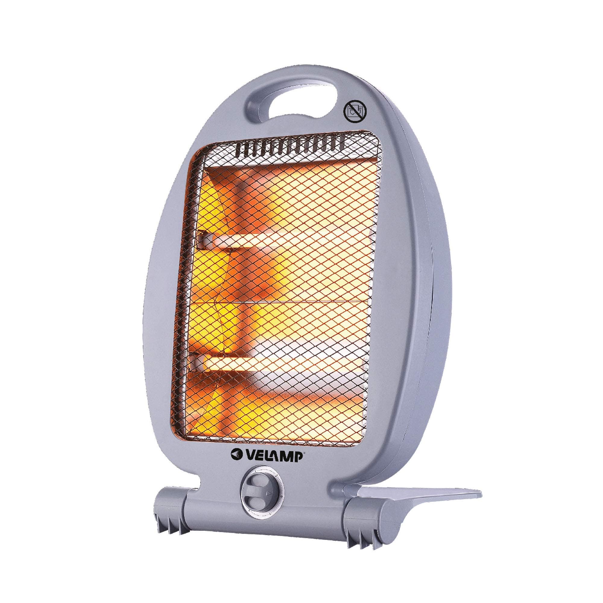 800W Electric Quartz Stove - Grey Angebot bei HelloDeals