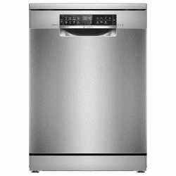 BOSCH SMS6ZCI16E Stand-Geschirrspüler Serie 6, Freistehende Spülmaschine mit Besteckschublade, 60 cm, Home Connect, Intelligent Programm, RackMatic, Silence Programm, Silver Inox Serie 6 EEK B Besteckschublade Angebot bei HelloDeals