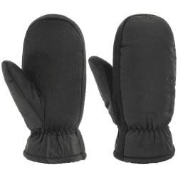 Lipodo Fäustlinge mit Teddyfutter Leicht gummierte Innenseite Gefütterte Fausthandschuhe Damen Herren Herbst Winter XL Schwarz Angebot bei HelloDeals