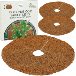 OwnGrown Kokosmatte Winterschutz Pflanzen : 3x20cm Kokosscheibe als Pflanzenschutz Winter – Kokosmatte Winterschutz für Pflanzen – Frostschutz Pflanzen – Ganzjähriger Topfschutz Pflanzen Winter Angebot bei HelloDeals