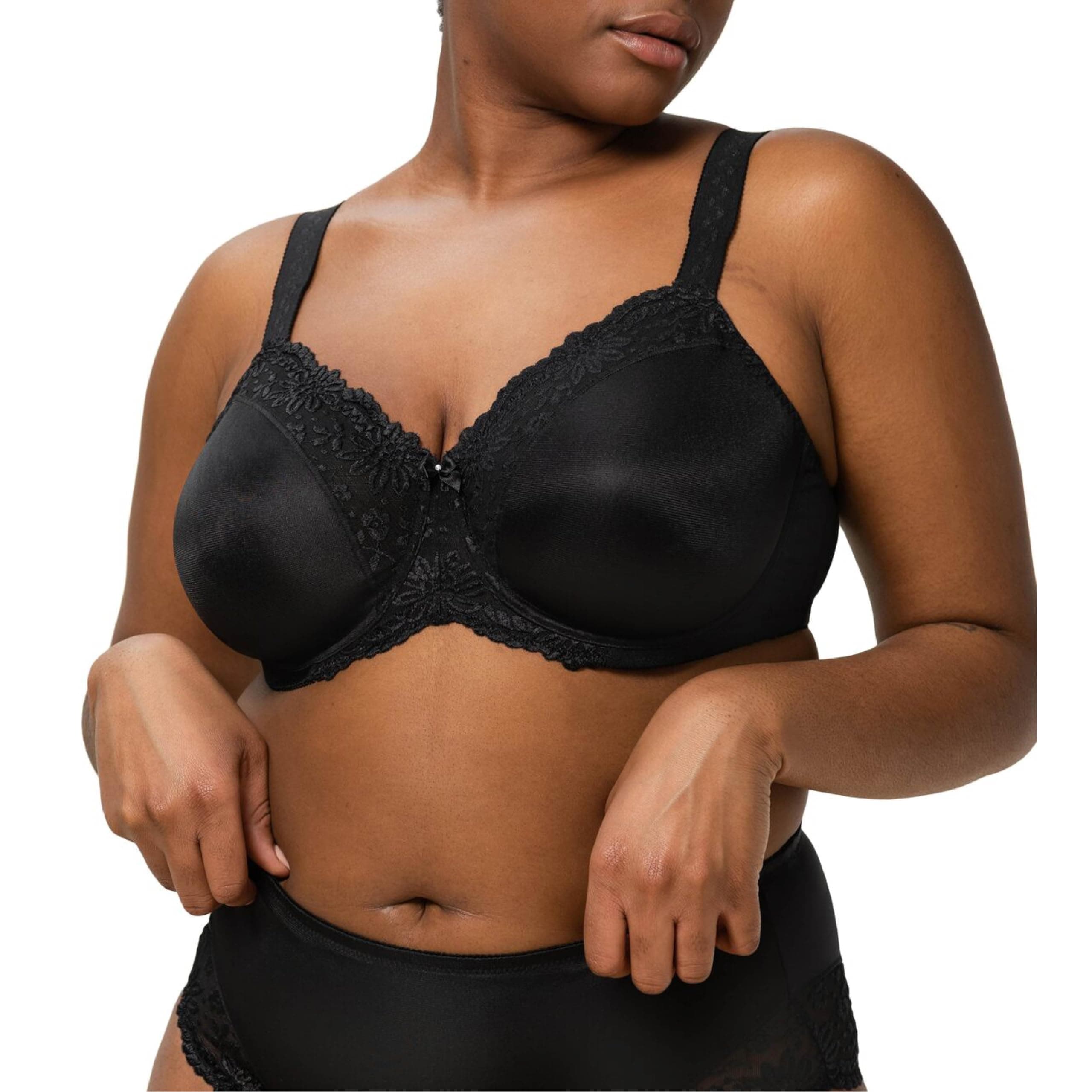 Triumph Damen Bügel-BH Ladyform Soft W X 95E Schwarz (Black-0004) Angebot bei HelloDeals