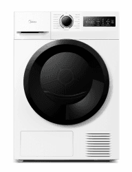 Midea MD11EH70BD Wärmepumpentrockner, 7 kg, Energieklasse D, Schnelltrocknen 35', HealthGuard, Sensor-Trocknung, Auffrischen,Knitterschutz, Auffrischen Wolle, Weiß 7kg Angebot bei HelloDeals