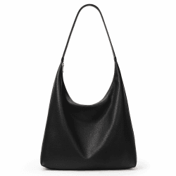 KALIDI Damen Shopper Handtasche Schultertasche PU Leder Tote Bag Vintage Hobo Tasche mit Reißverschluss Groß für Arbeit Schule Shopper Lässige täglich Schwarz Angebot bei HelloDeals