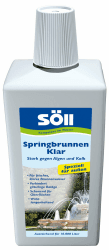 Söll 80694 SpringbrunnenKlar, 1 l (für 10.000 l) - Springbrunnenreiniger speziell für außen/gegen Algen und Kalk/für Brunnen Dekobrunnen Zierbrunnen 1 l für 10.000 Liter Single Angebot bei HelloDeals