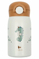 Fabelab Trinkflasche Kinder 320 ml | Kinder Trinkflaschen Seepferdchen | Edelstahl Bpa Frei | Schule Auslaufsicher | Wasserflasche Angebot bei HelloDeals