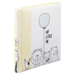 Hama Babyalbum "My Little Me" Baby-Fotoalbum mit 60 Seiten für Mädchen und Jungen, Kinder-Fotobuch für ca. 300 Fotos, Photoalbum zum Selbstgestalten und Einkleben mit Motiv, Album-Format 29x32cm beige Buchalbum Single Angebot bei HelloDeals