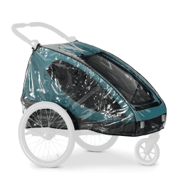 hauck Fahrradanhänger Zubehör Kompatibel mit Dryk Duo & Dryk Duo Plus Regenschutz Angebot bei HelloDeals