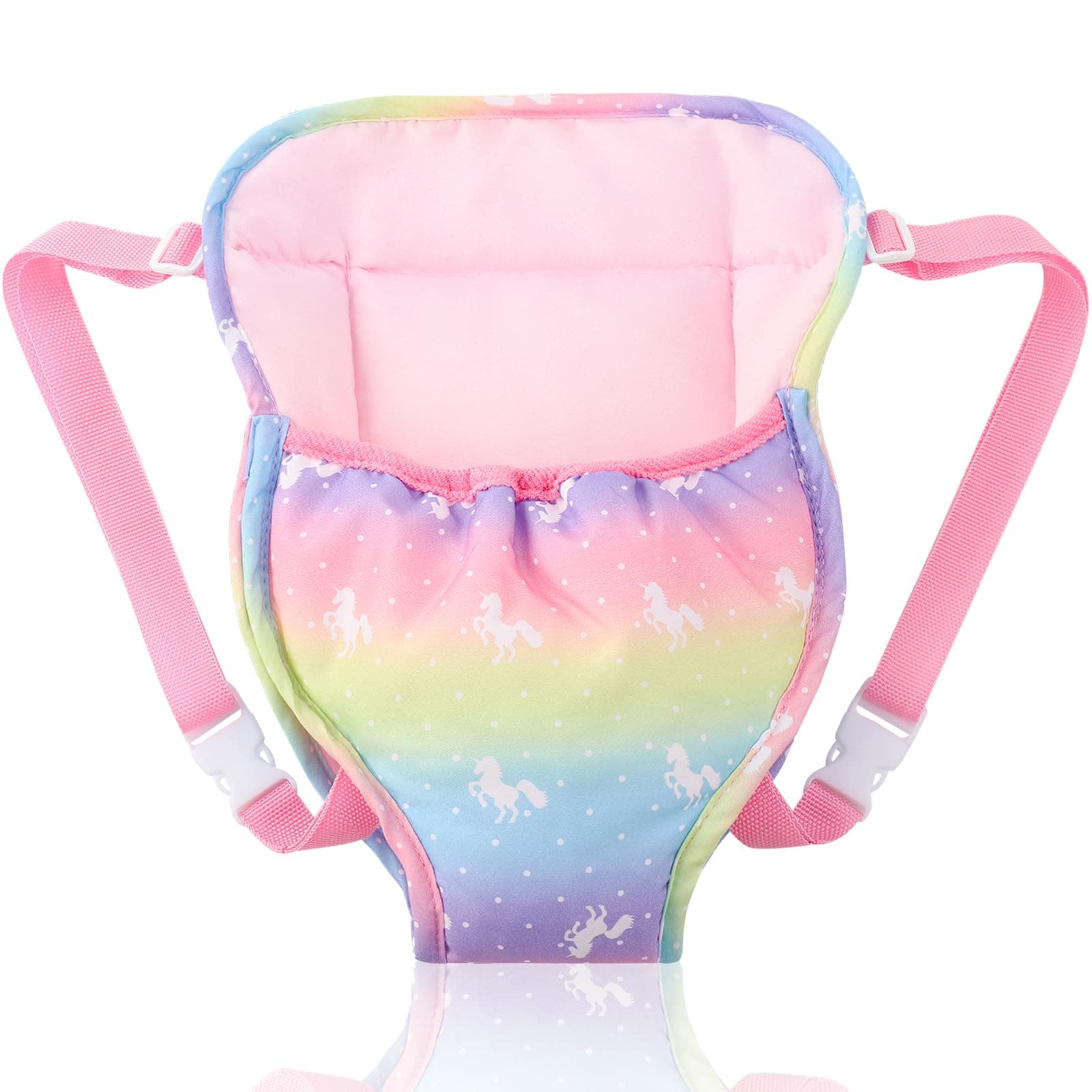 Puppentrage für Kinder, Babytrage Puppe mit Verstellbarem, Puppen Bauchtrage Puppenzubehör für Mädchen Angebot bei HelloDeals