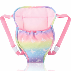 Puppentrage für Kinder, Babytrage Puppe mit Verstellbarem, Puppen Bauchtrage Puppenzubehör für Mädchen Angebot bei HelloDeals