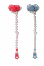 BABY born Magischer Schnuller mit Clip, 2fach Sortiert für 43cm Funktionspuppen, 838679 Zapf Creation, Rosa Rosa 18 centimeters Angebot bei HelloDeals