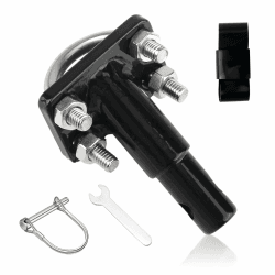 Fahrradanhänger Kupplung Fahrrad Anhängerkupplung mit Sicherungsstift Schnellkupplung für Fahrradanhänger für Hundefahrradanhänger Hunde Haustier Kinder Den Täglichen Transport Abenteuer Angebot bei HelloDeals