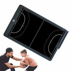 Elektronische Coaching Board - 16 -Zoll -LCD -Strategieplaner, wiederverwendbares Handball -Taktik -Pad | Leichte Coaches -Zwischenablage für Sportplanung, Trainingsspiele, Match Day Management, Geric Angebot bei HelloDeals