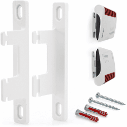 Wandhalterung für Fritzbox 7690 7590 AX 7530 7510 5590 5530 6660 6890 6850 Fritz Box 7590 AX | Halterung - zwei Stück inkl. Befestigungsmaterial Schrauben und Dübel V2 Angebot bei HelloDeals