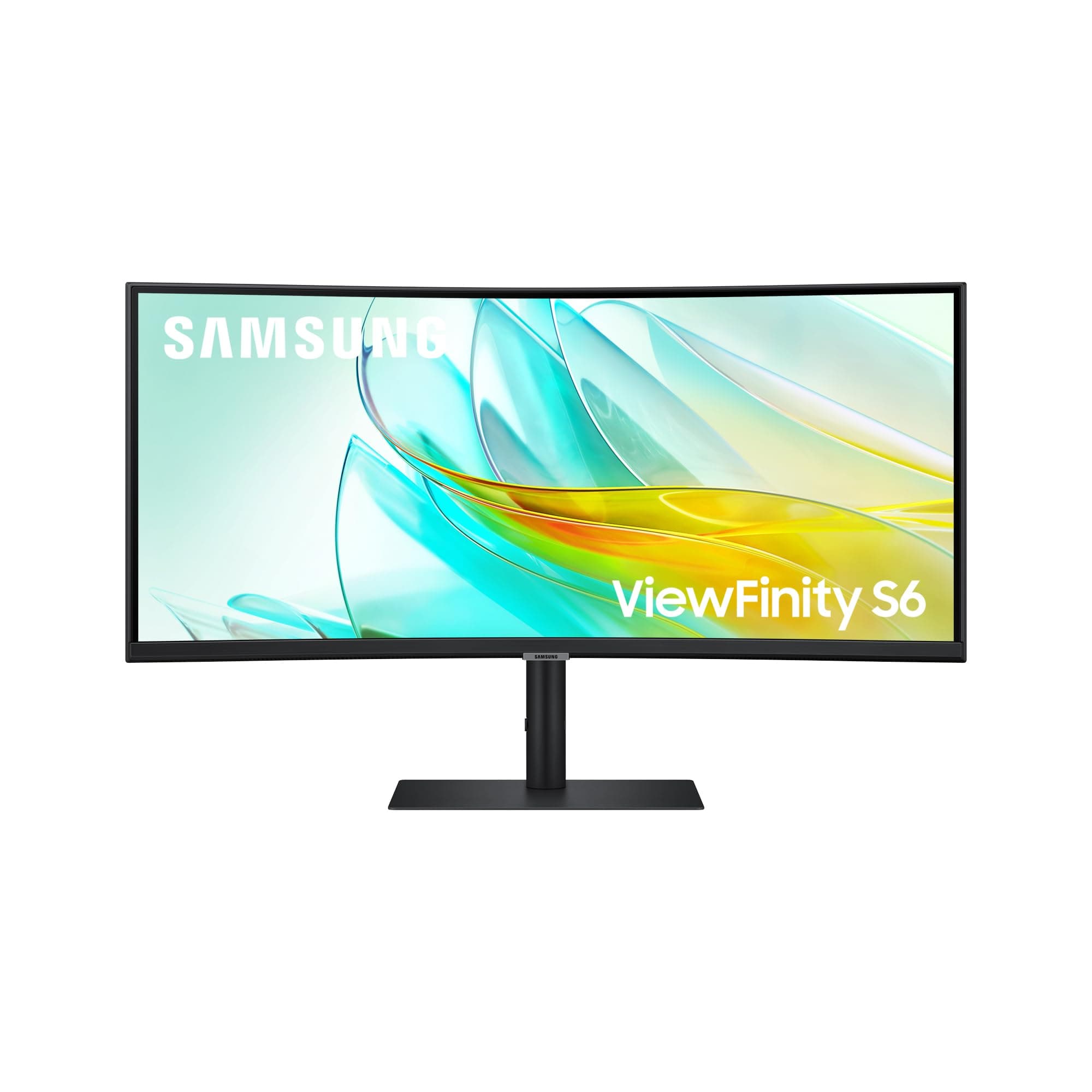 Samsung ViewFinity S65UC Curved Monitor 34 Zoll, Mit Lautsprechern, Bildschirm mit VA-Panel, 3.440 x 1.440 Pixel, Bildwiederholrate 100 Hz, Reaktionszeit 5 ms, 90 W Laden via USB-C, Pivot Angebot bei HelloDeals