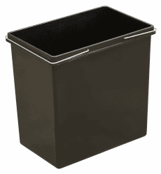 ARREGUI CBZ00684 Ersatzeimer für Mülltrennsysteme | 23 L |Extra Großes Fassungsvermögen | Inneneimer aus Kunststoff | Kompatibel mit ARREGUI Basic, Top, Round, Ecoclas und Ecoclas Plus | schwarz Angebot bei HelloDeals