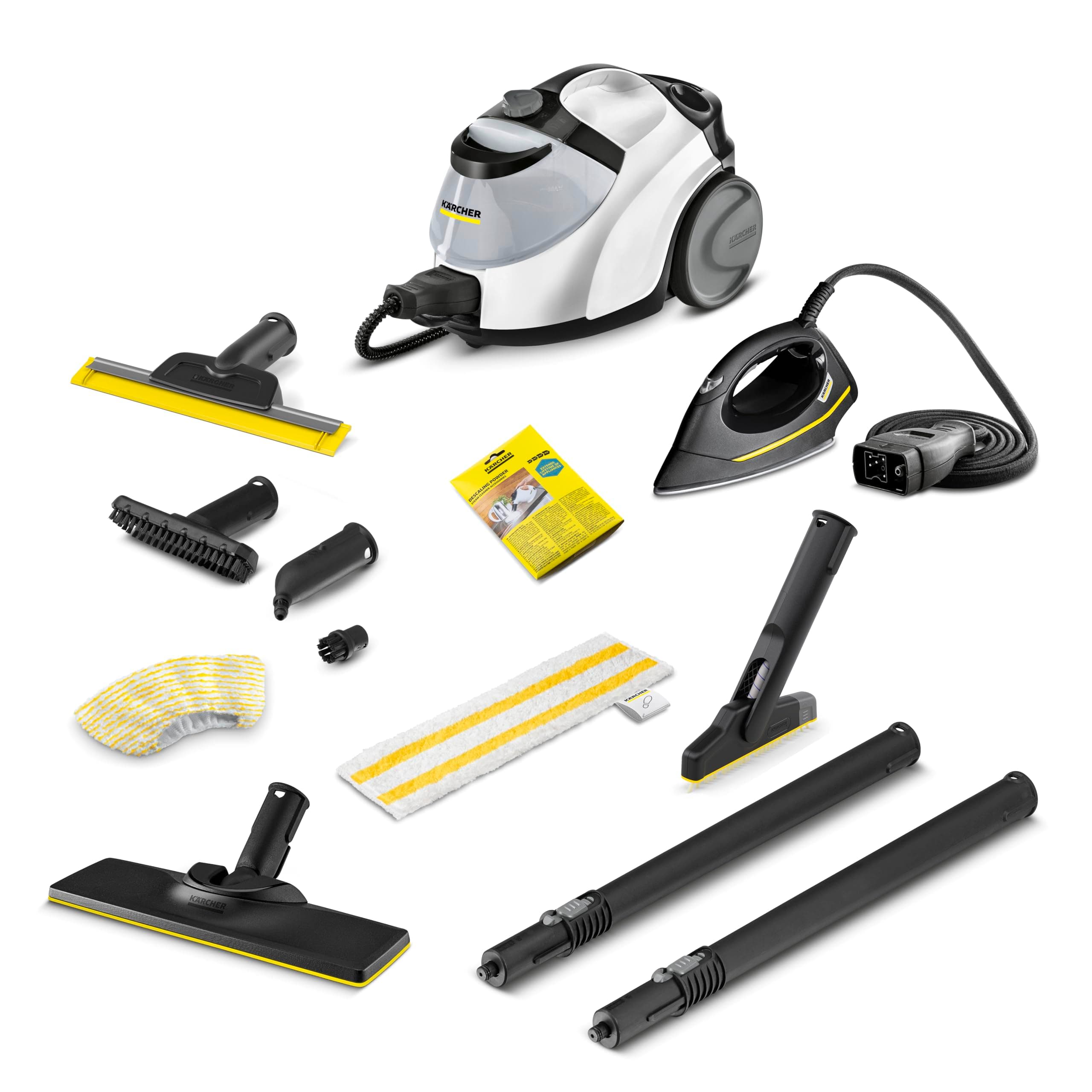 Kärcher Dampfreiniger SC 5 EasyFix Iron Select Bath Edition, Dampfdruck: max. 4,2 bar, Aufheizzeit: 180 s, Leistung: 2.250 W, Flächenleistung: 150 m², Tank: 1,5 l Angebot bei HelloDeals