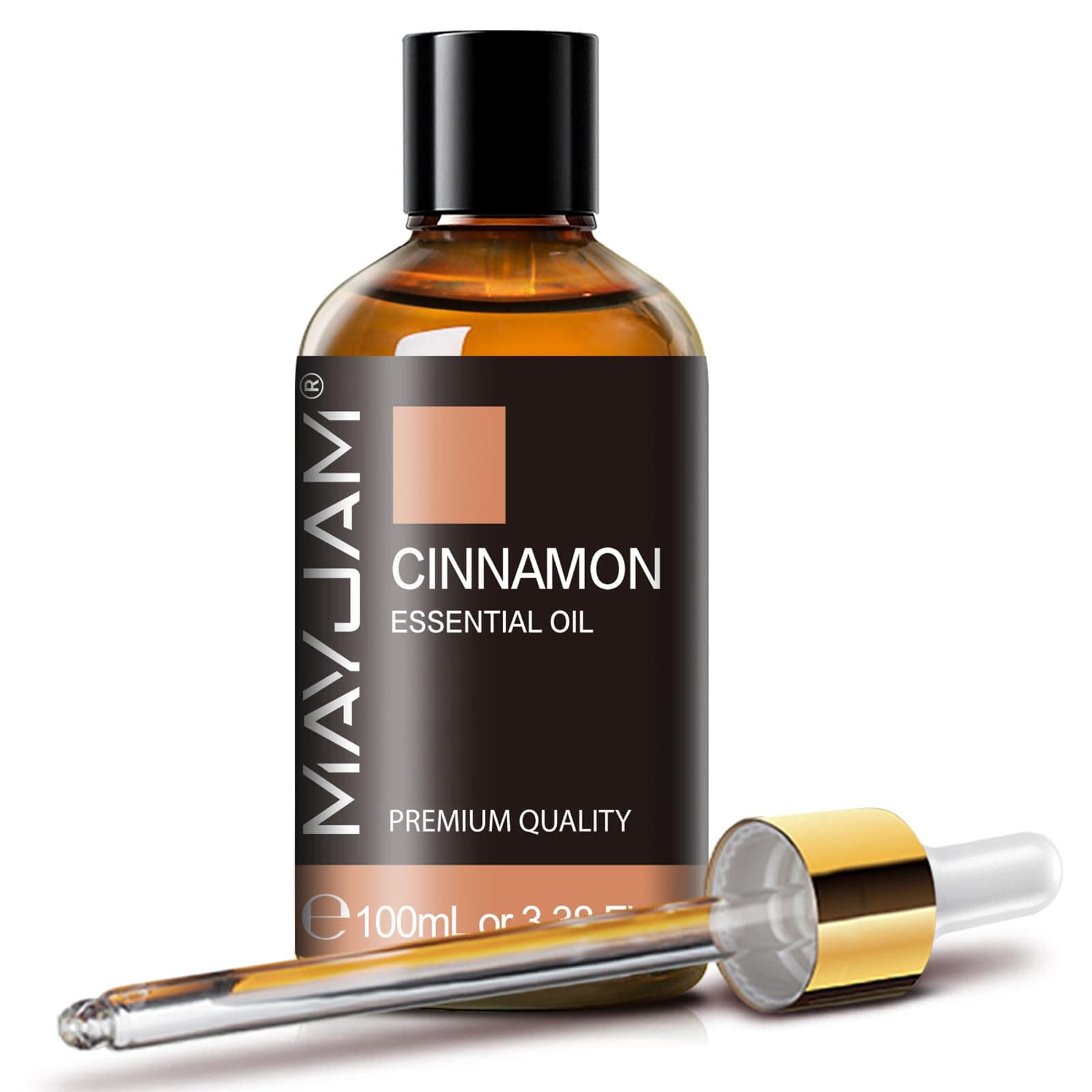 Ätherisches Öle Zimt 100ML, MAYJAM Zimtöl 100% Rein, Ideal für Wärmer Aromatherapie Diffuser Duftöl Massage Angebot bei HelloDeals