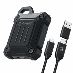 ORICO M.2 NVMe 2230 SSD Gehäuse mit Vollmetallgehäuse,10Gbps USB C 3.2 Gen2 zu NVMe PCIe Adapter, Kompatibel mit Phone 15 Pro/Pro Max 4K ProRes Aufnahme, 2 in 1 Kabel -XAM2 Angebot bei HelloDeals