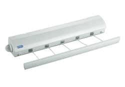 WENKO Wand-Wäscheleinen, 5 Wäscheleinen bis zu 4,20 m stufenlos ausziehbar, praktisches Rollsystem mit Rückzugsperre, wetterbeständig für Balkon und Garten, zur Wandmontage inkl. Befestigungsmaterial Angebot bei HelloDeals