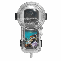 Unterwassergehäuse für Insta360 X5 – 60m Wasserdicht mit Tragetasche & 20 Anti-Beschlag Einsätzen Angebot bei HelloDeals