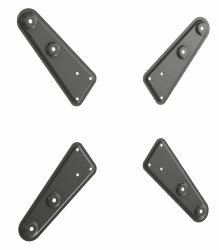 RICOO VESA Adapter Universal - TV und Monitor Ständer & Wandhalterung für Fernseher 32-55 Zoll, VA0100 Erweiterung 200x200 auf 400x400 TV Halterung Standfuss Fernsehhalterung für Wand Angebot bei HelloDeals