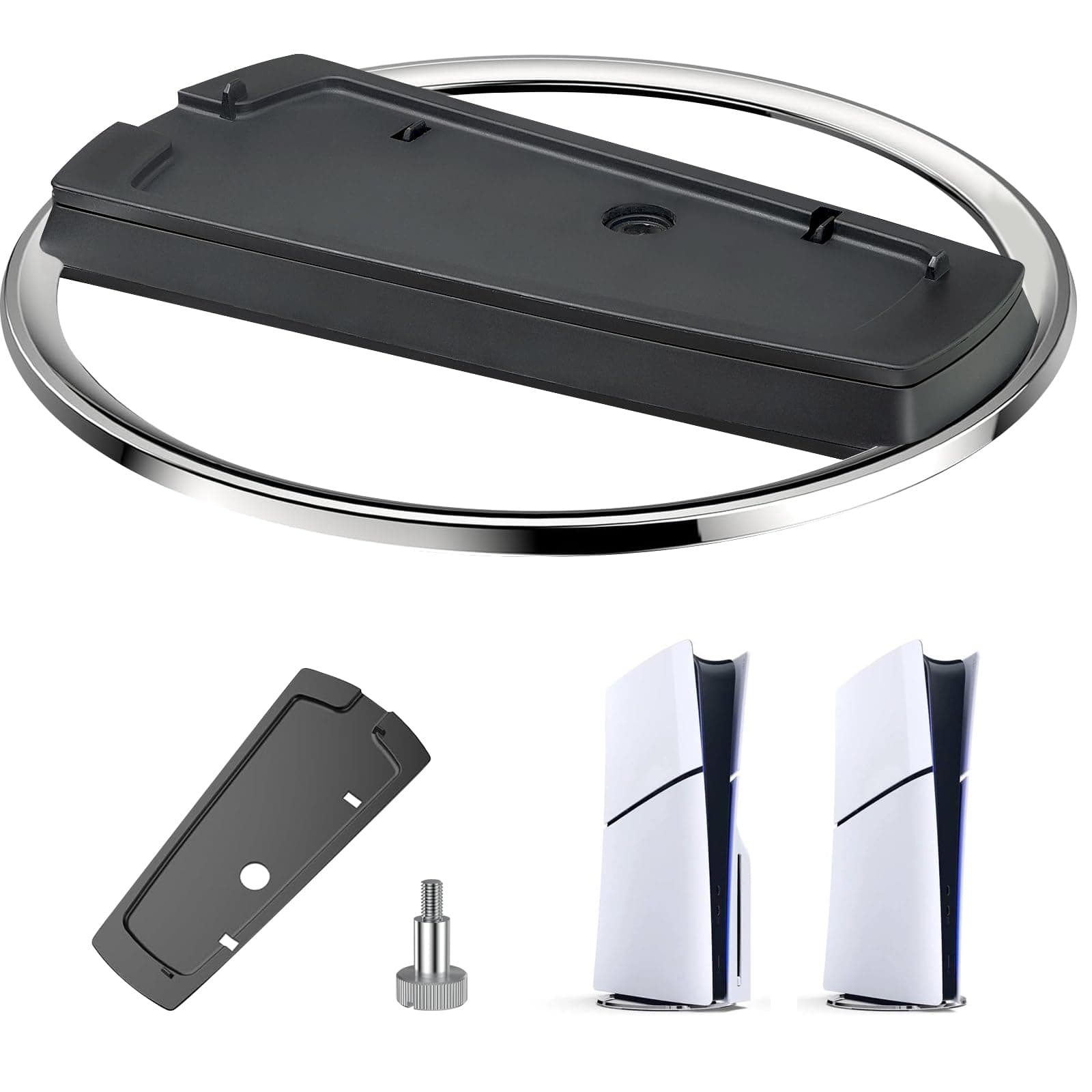 Vertikaler Standfuß für PS5 Slim Disc und Digital Edition, Videospiele Zubehör mit PS5 Ständer für Playstation 5 Pro Konsole Vertikal Standfuss Angebot bei HelloDeals